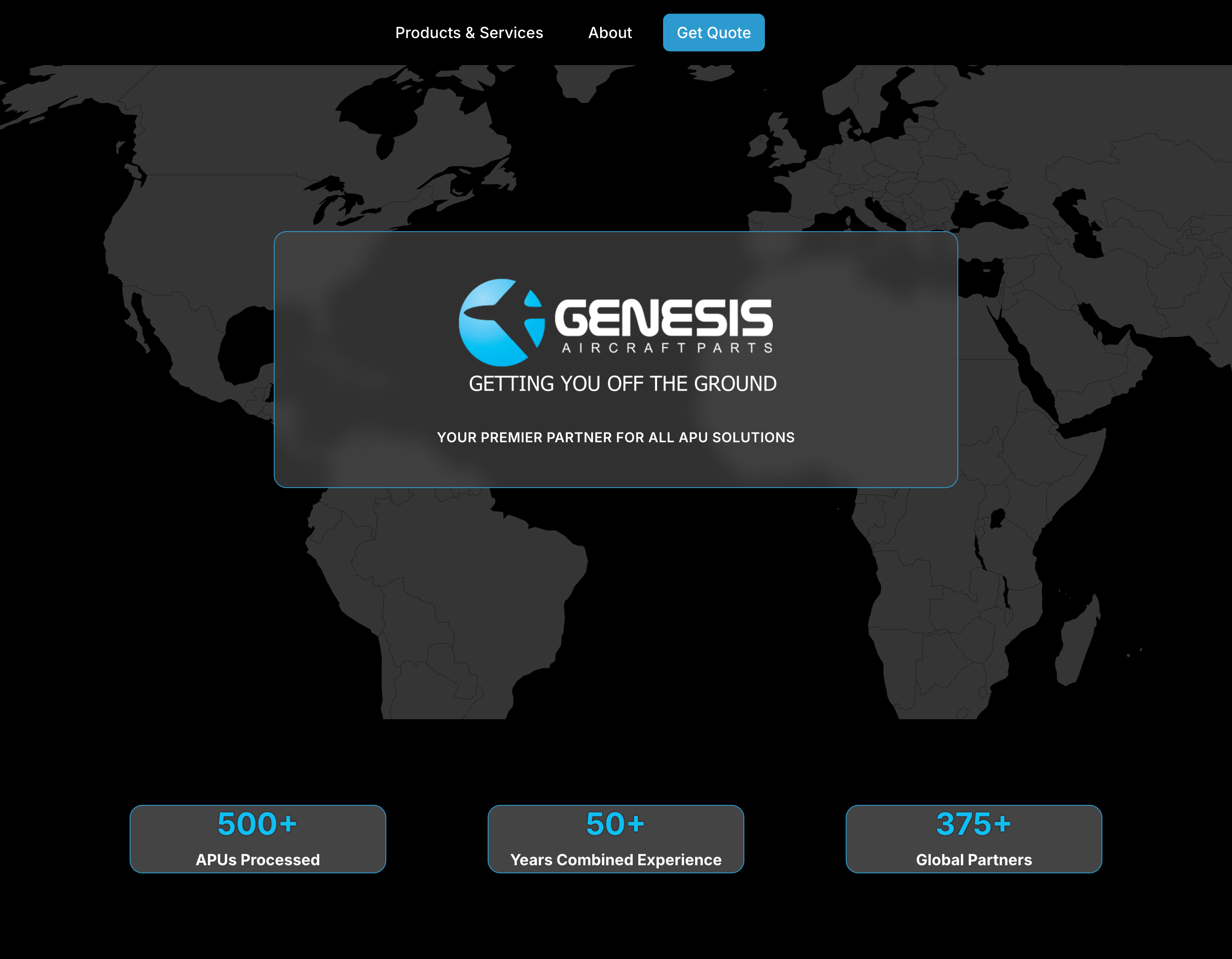 Genesis Aircraft Parts Website